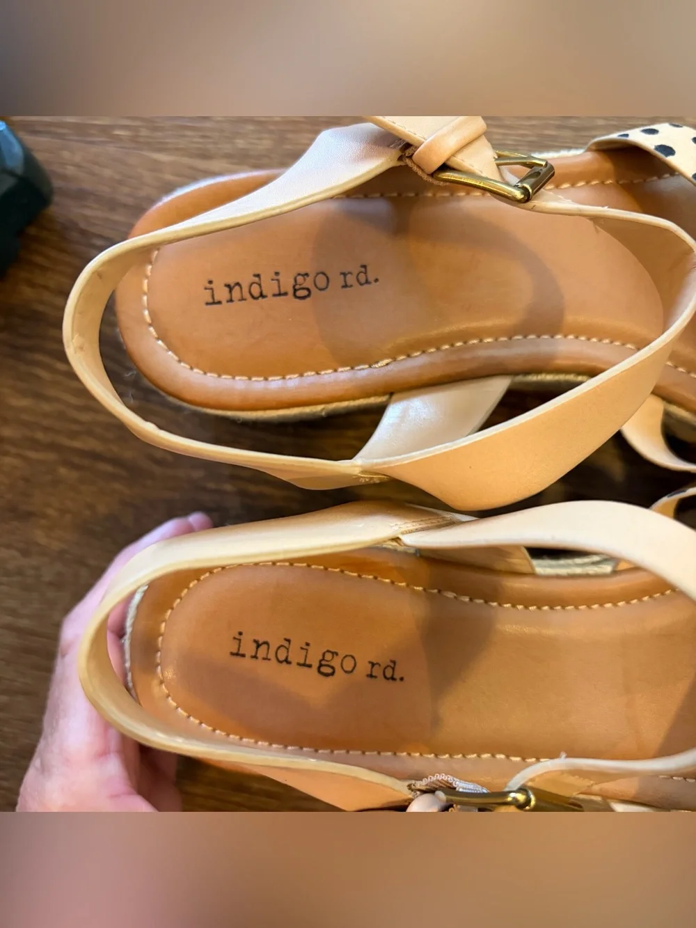 Indigo rd.-Womens Tan  Platform Sandals  Size 8.5